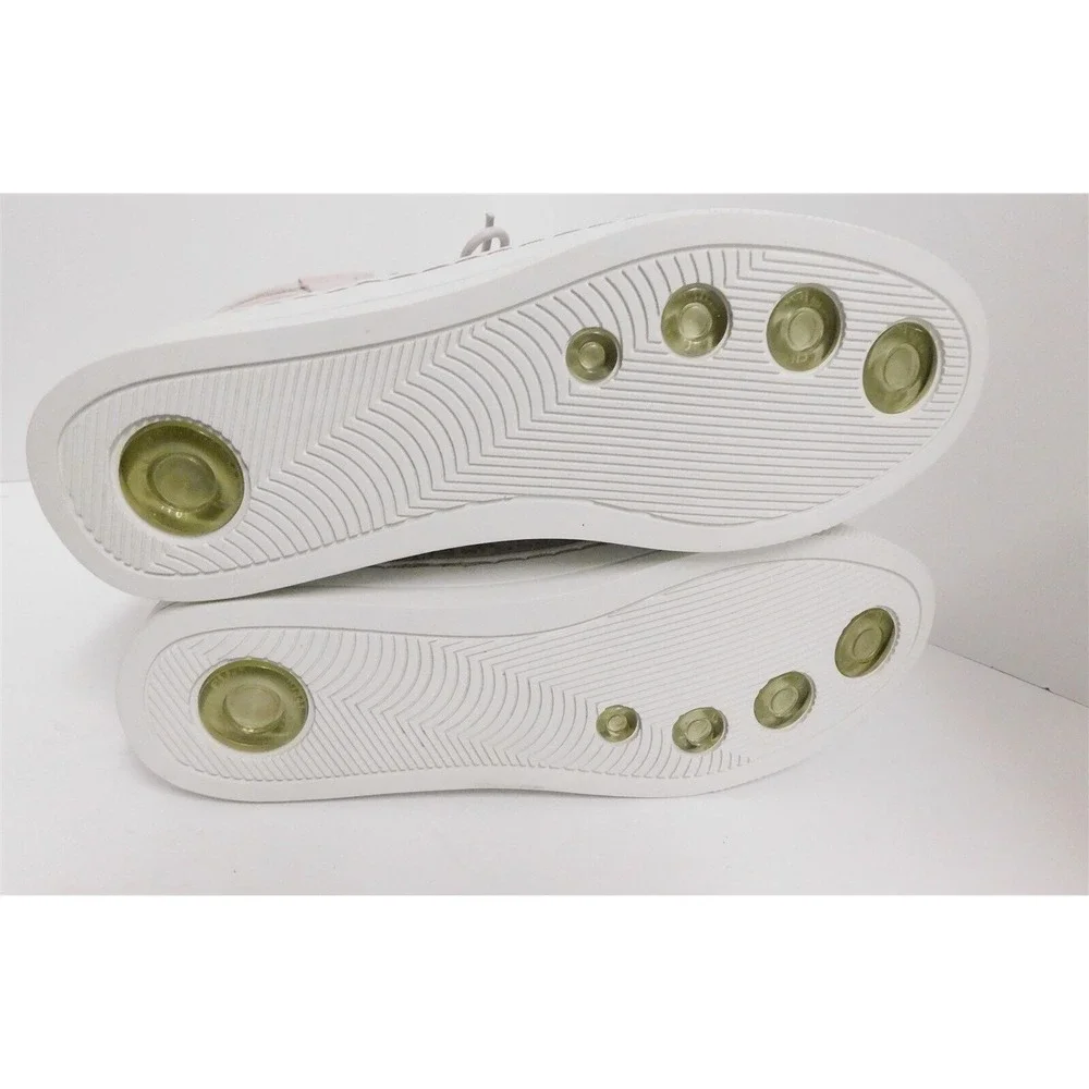 Coach Penda Nude Suede Jeweled High Top‎ Sneakers 7 M